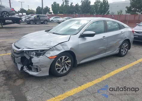 2017 Honda Civic Ex z USA, uszkodzony, nr VIN 2HGFC2F7XHH500211